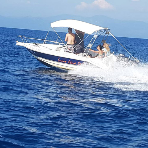 Rented boats without license Sivota 